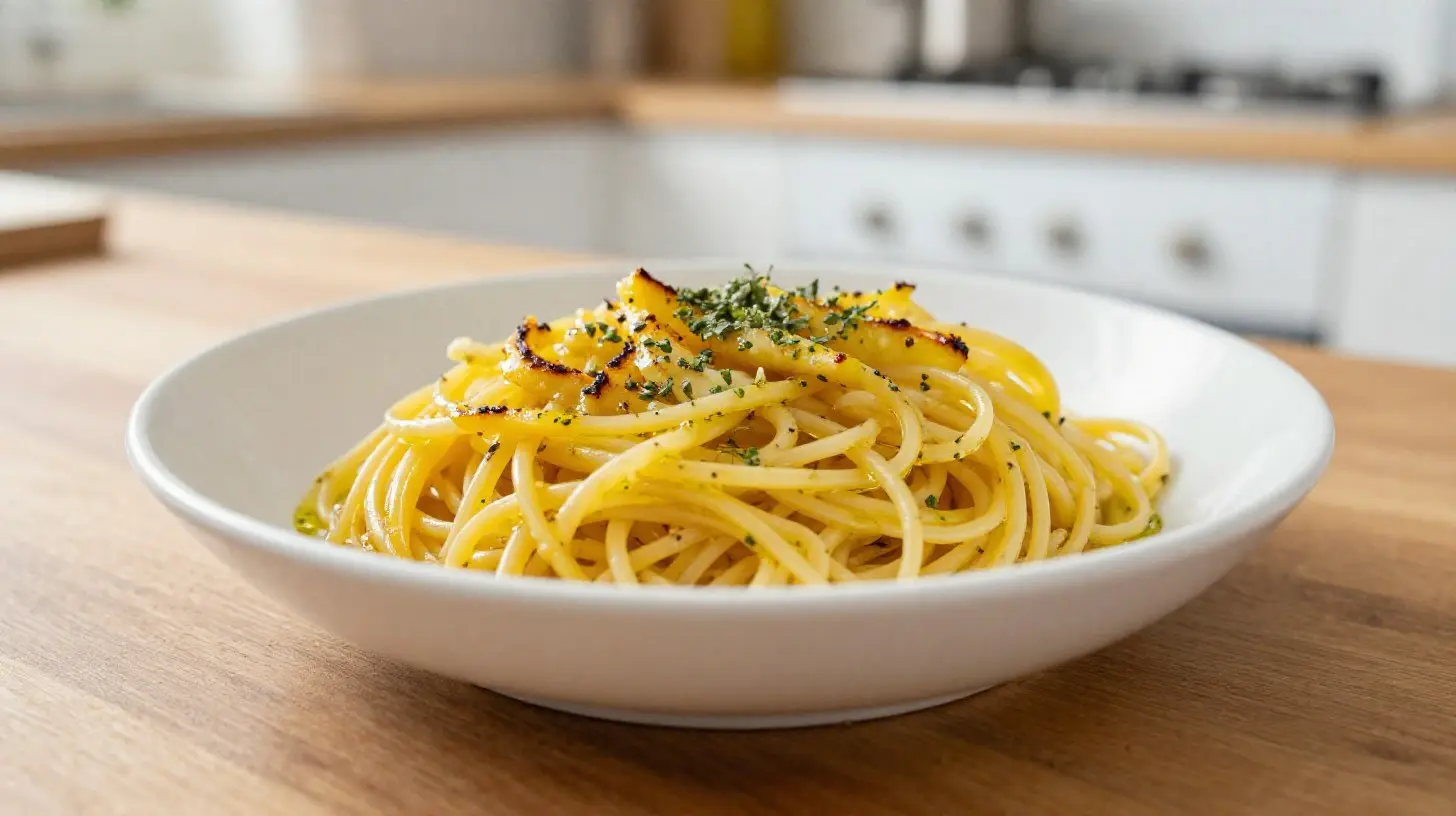 Savoureuse courge spaghetti cuite à la perfection dans un airfryer pour un plat léger et délicieux.