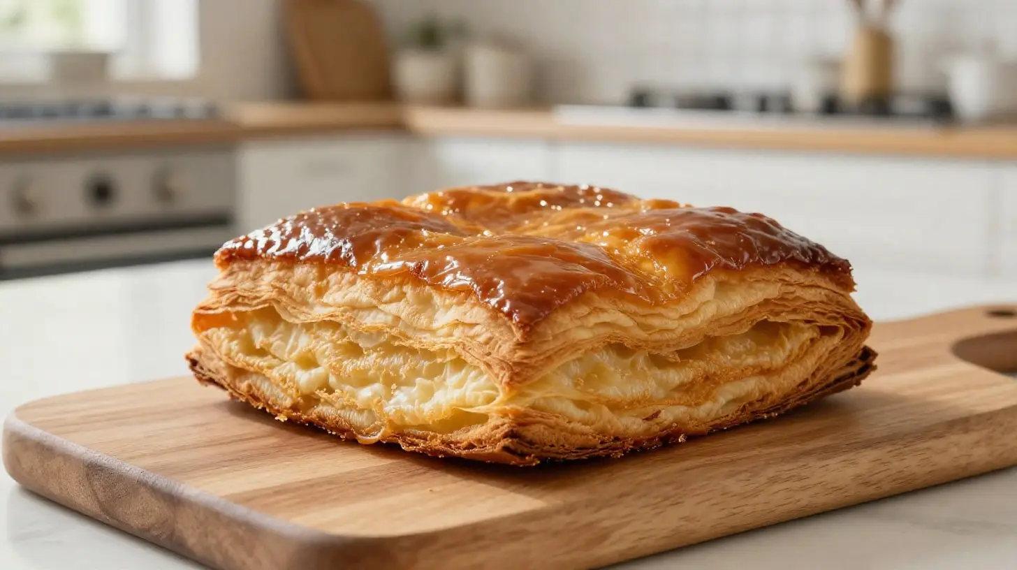 Délicieux kouign-amann cuit au airfryer, croustillant et fondant à la fois.