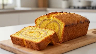 Délicieux pain marbré à la citrouille cuit dans un airfryer, moelleux et savoureux.