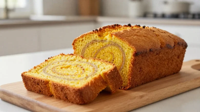 Délicieux pain marbré à la citrouille cuit dans un airfryer, moelleux et savoureux.