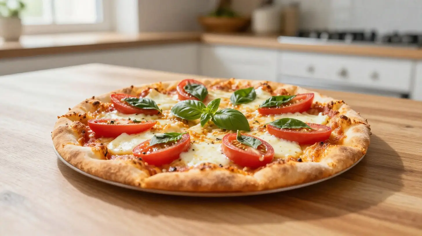 Délicieuse pizza au airfryer croustillante et savoureuse, parfaite pour vos soirées.