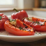 Délicieux poivrons au airfryer croustillants et pleins de saveurs.