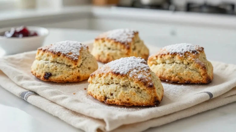 Délicieux scones cuits au airfryer, parfaits pour le petit-déjeuner.