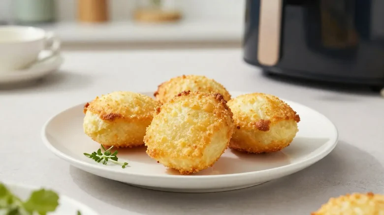 Gourmand welsh complet au airfryer avec fromage fondu et pain croustillant.